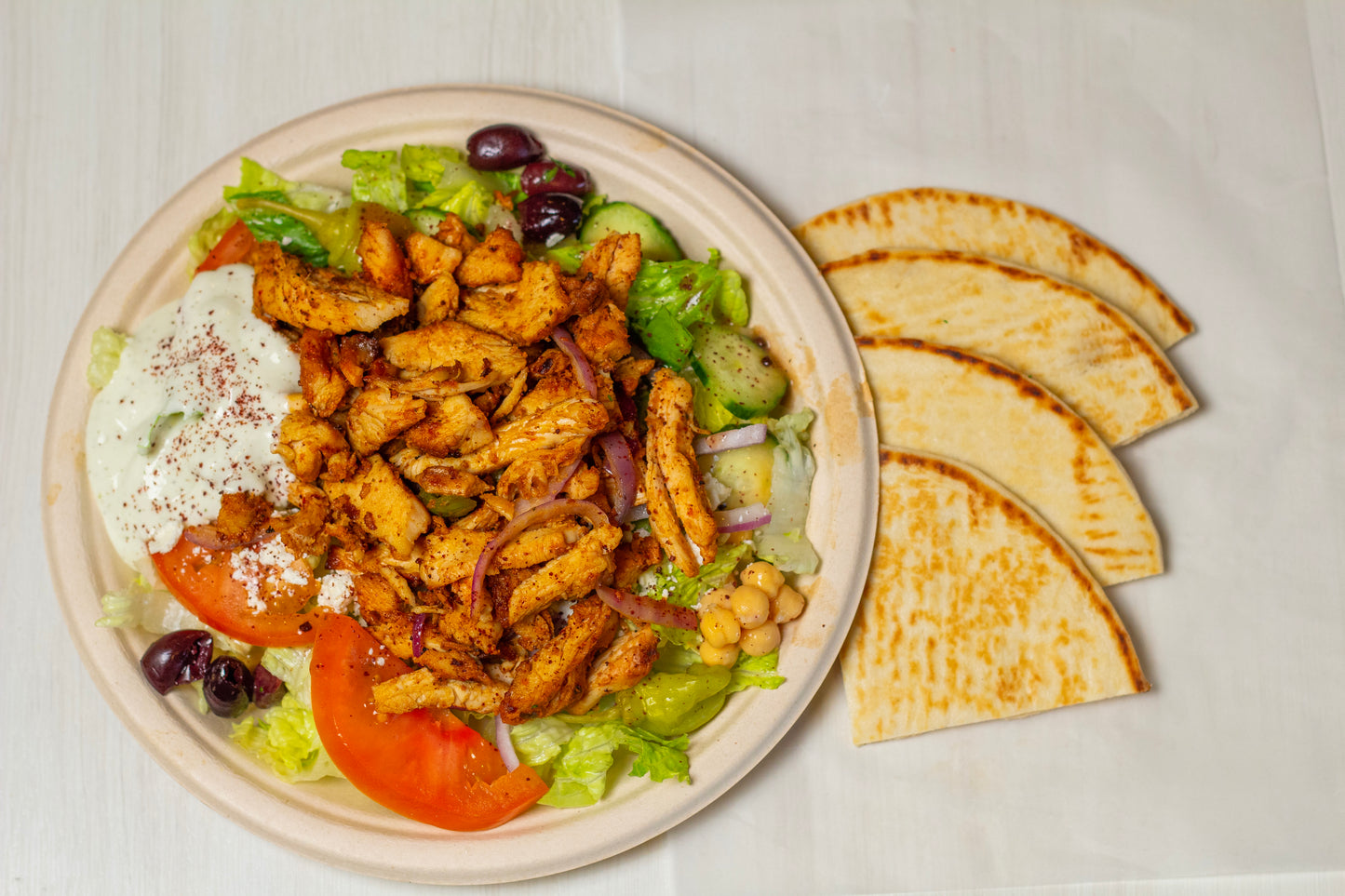 12. Chicken Gyro Salad